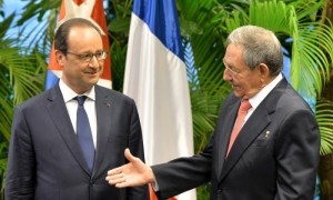 François Hollande à CUBA