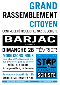 stop gaz de schiste affiche rassemblemnt barjac 28 fevrier 2016
